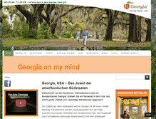 Tablet Screenshot of georgia-usa.de